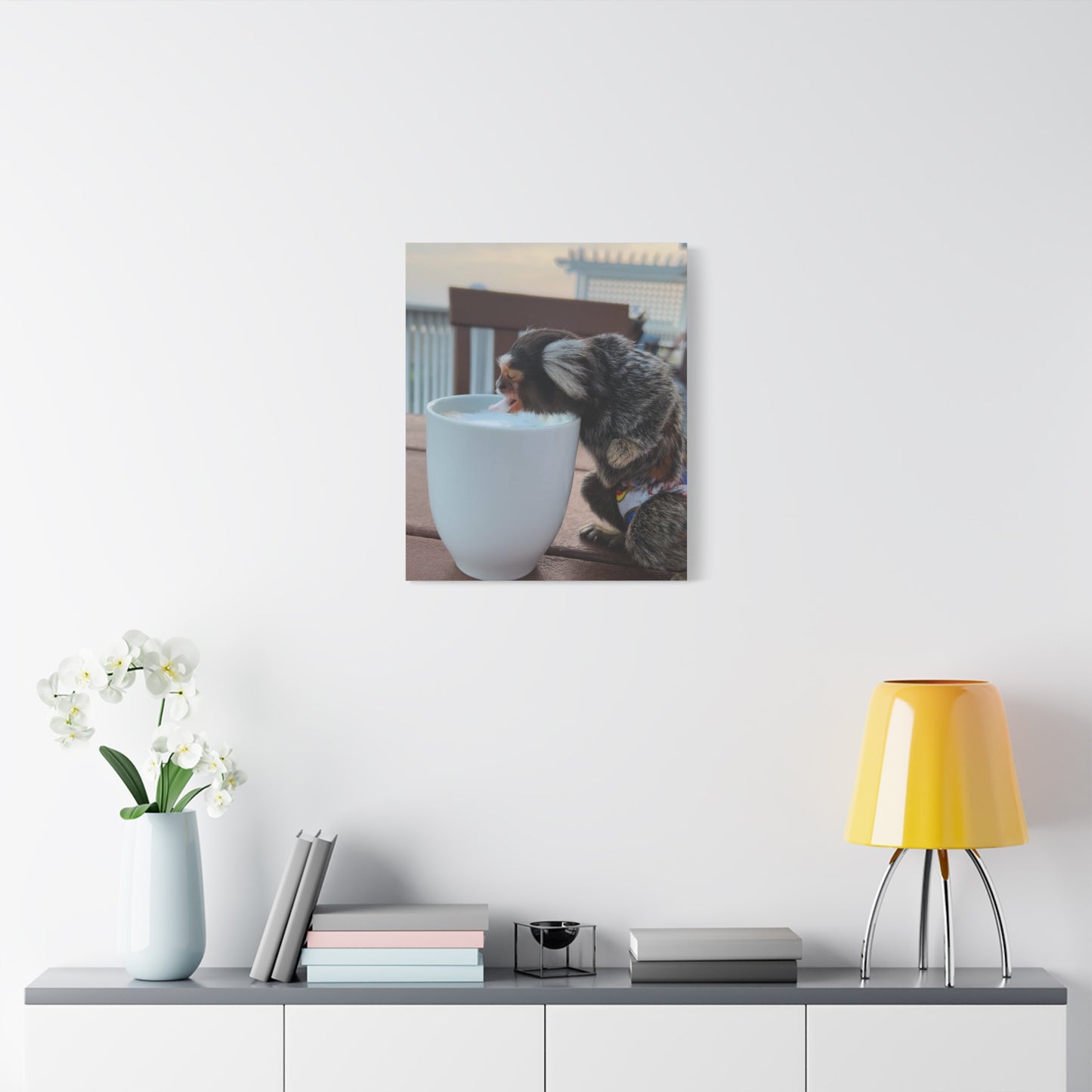 OBX Sunrise Coffee Canvas