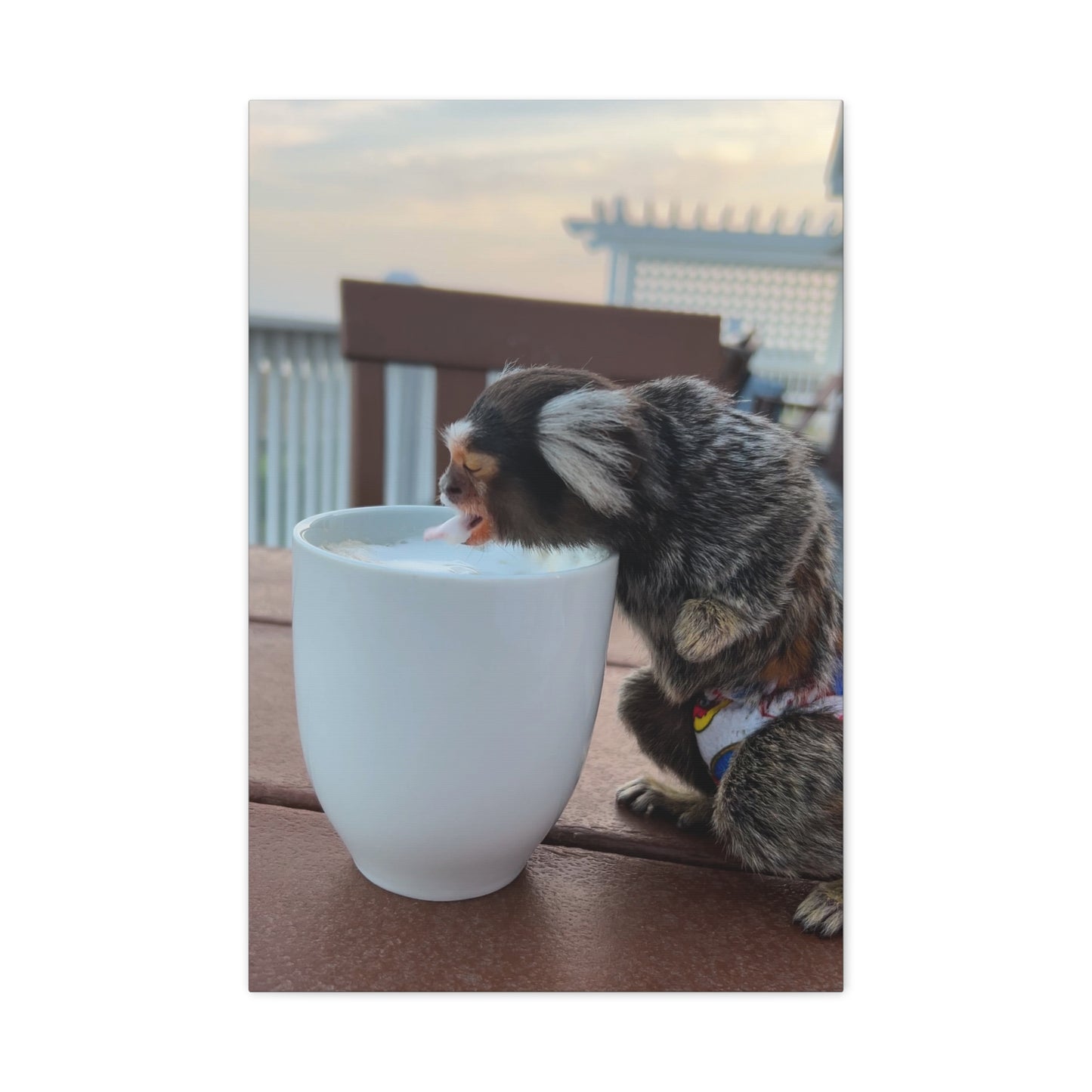 OBX Sunrise Coffee Canvas