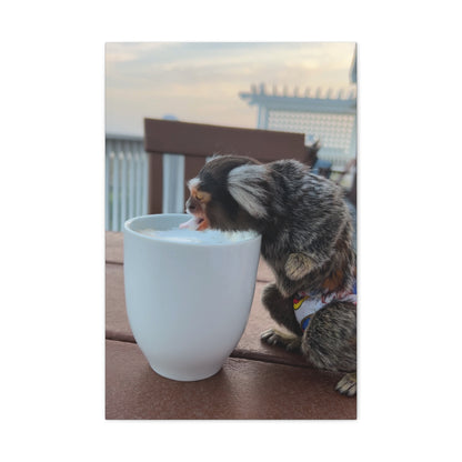 OBX Sunrise Coffee Canvas