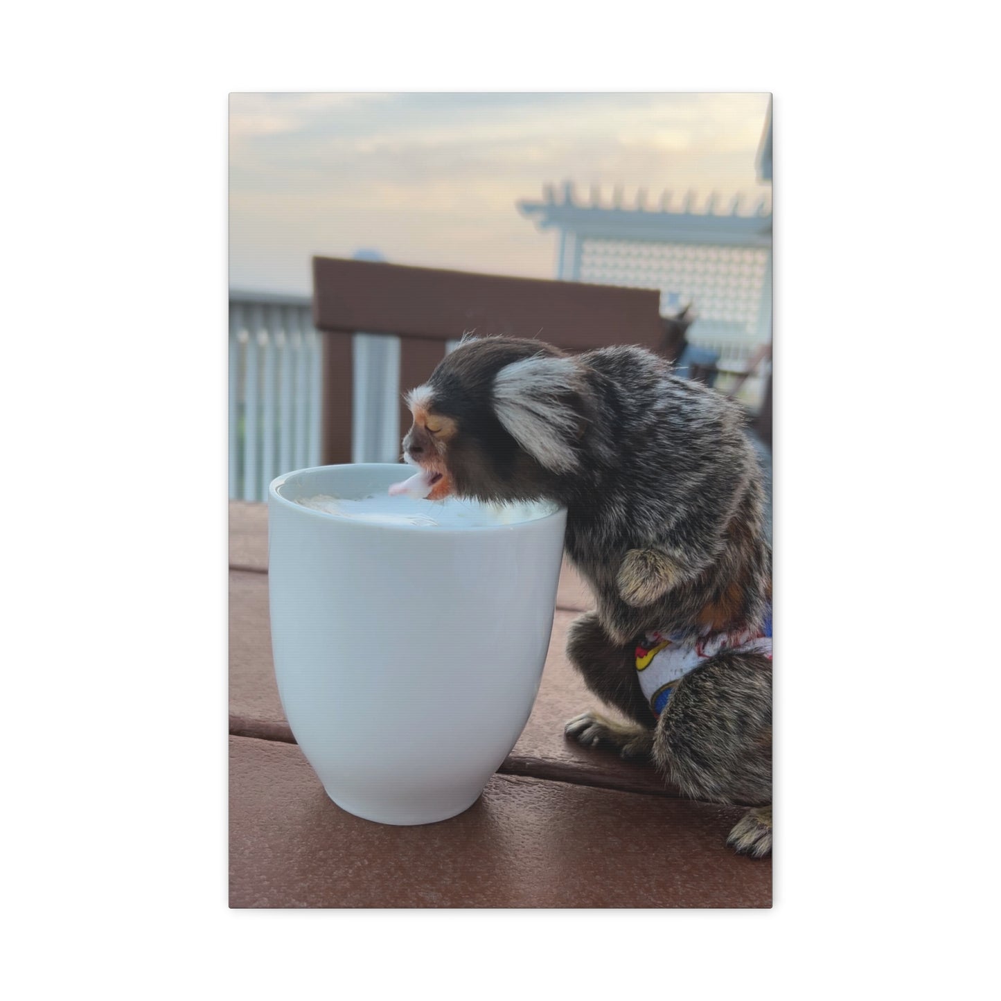 OBX Sunrise Coffee Canvas