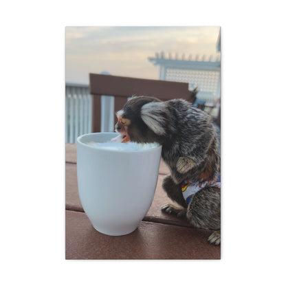 OBX Sunrise Coffee Canvas