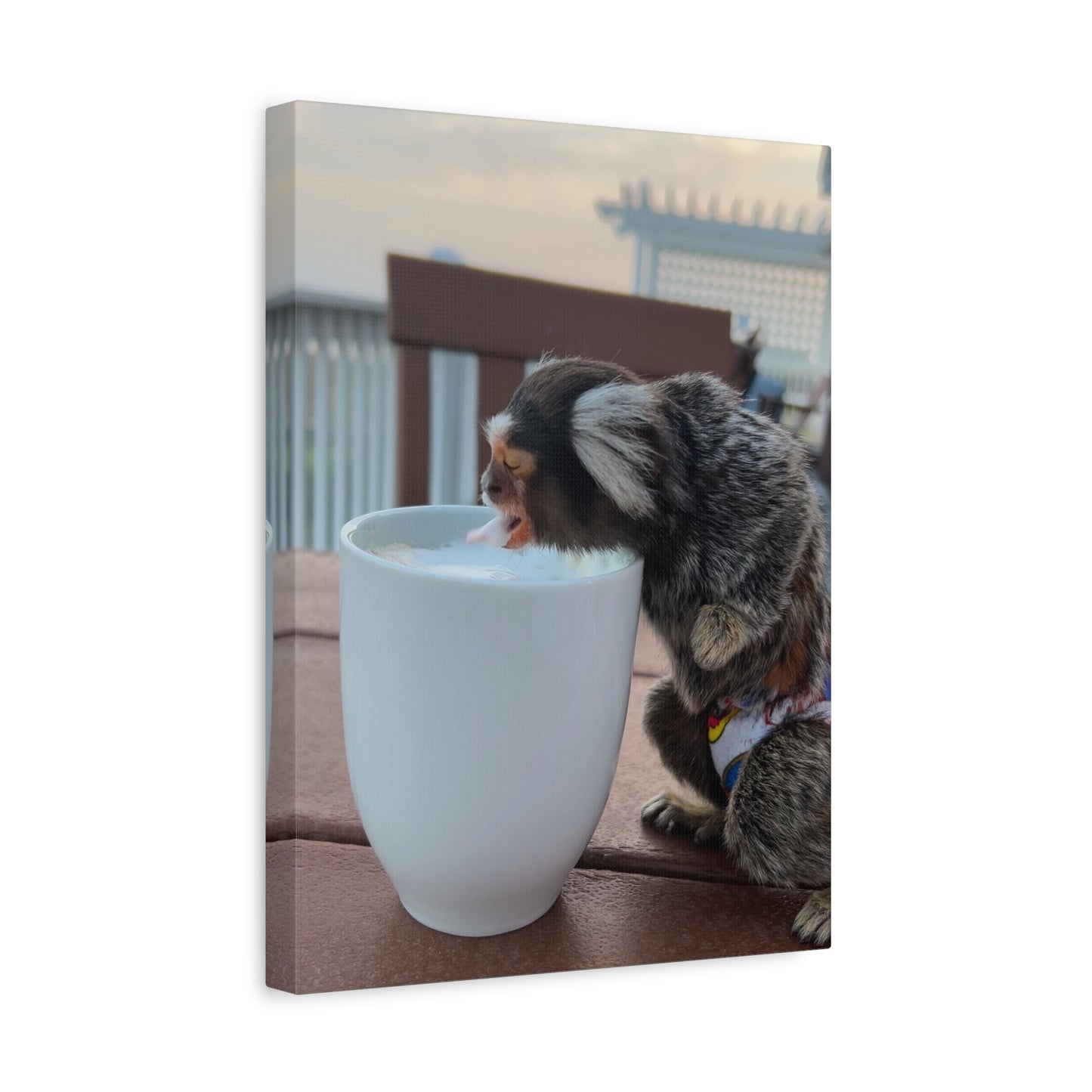 OBX Sunrise Coffee Canvas