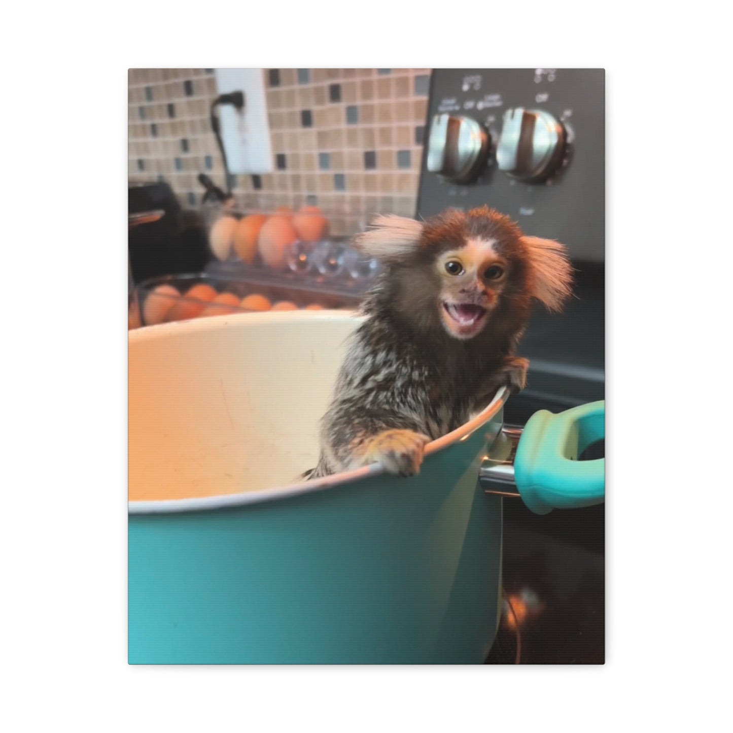 Happy Tiki Soup Canvas