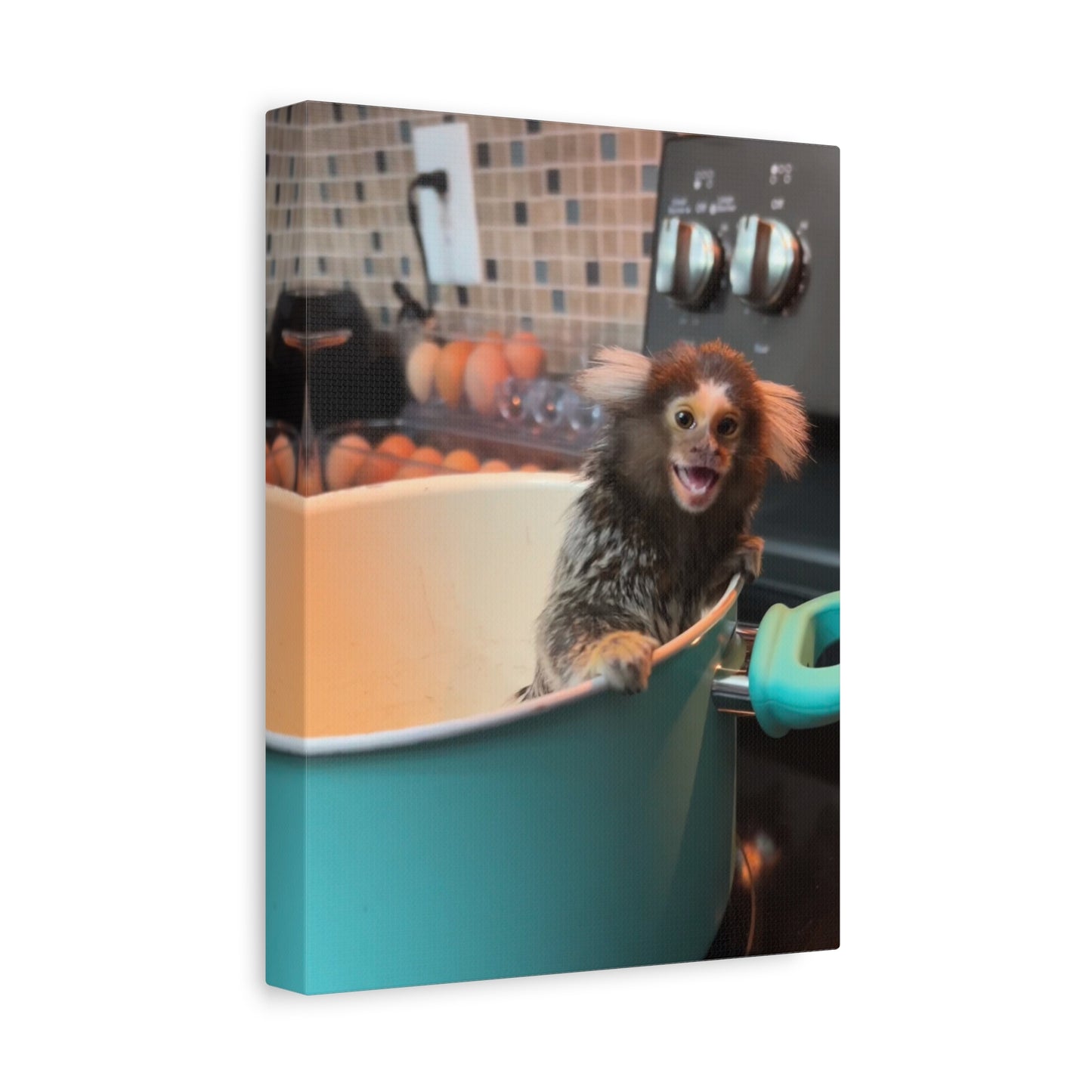 Happy Tiki Soup Canvas