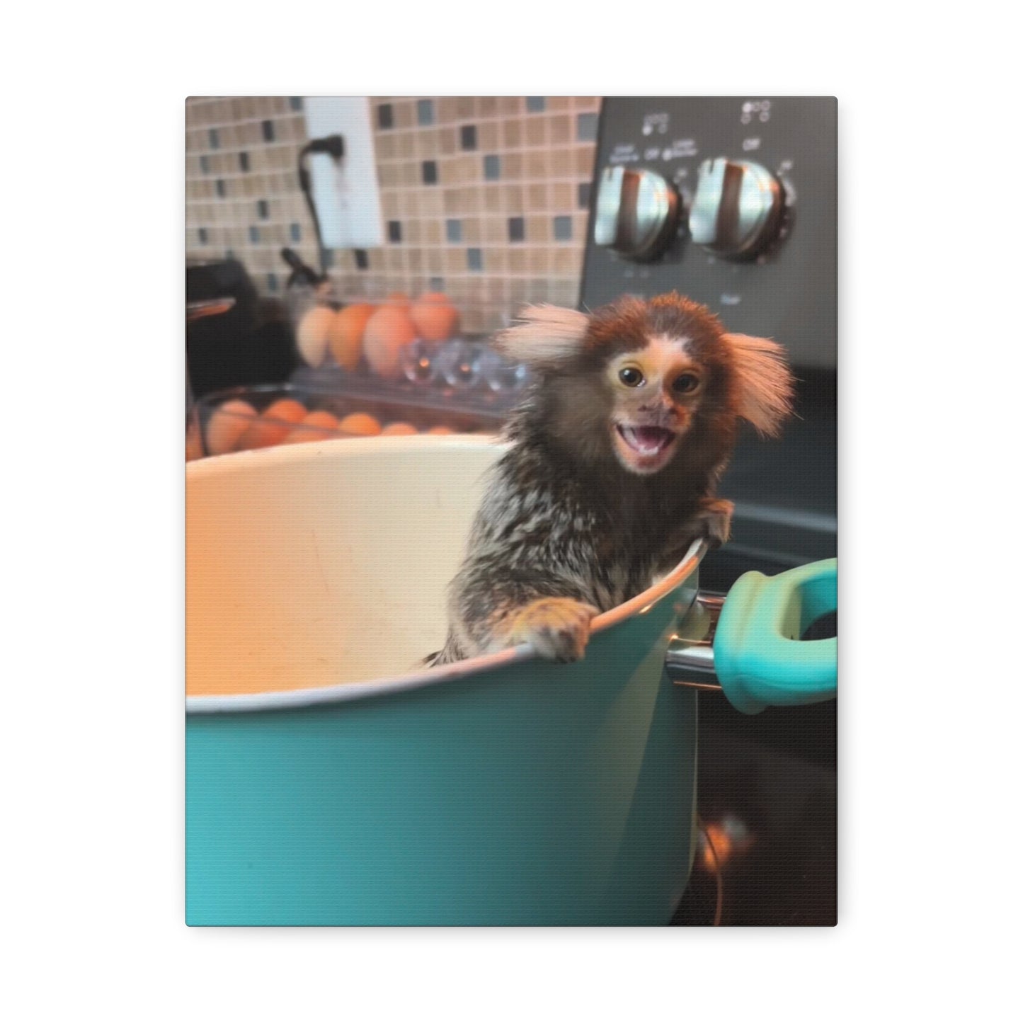 Happy Tiki Soup Canvas