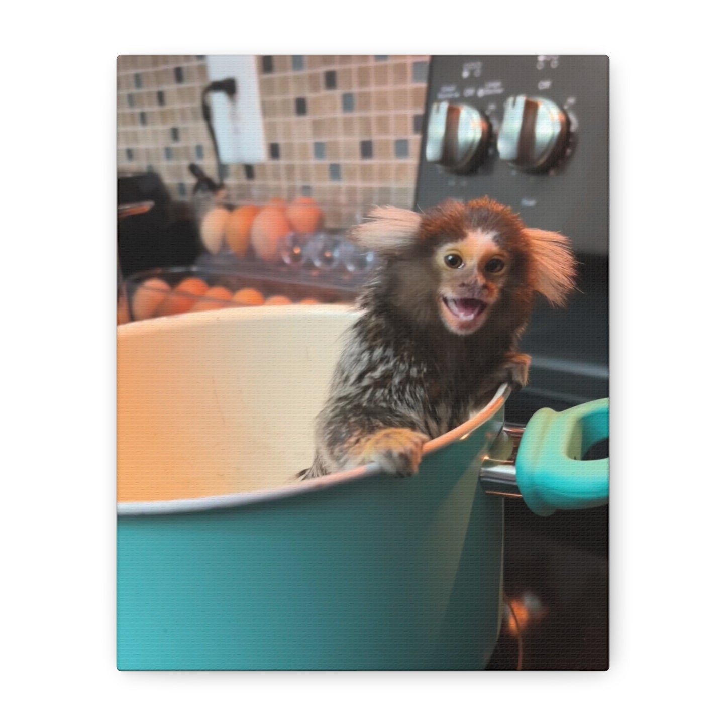 Happy Tiki Soup Canvas