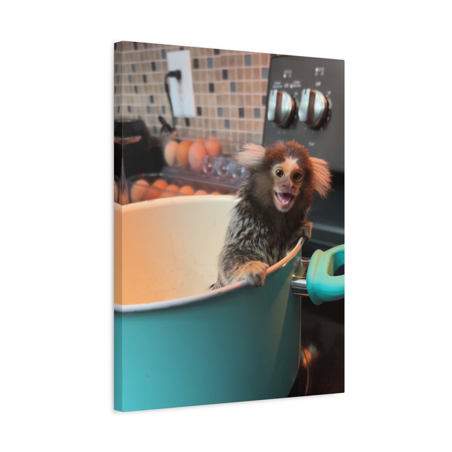 Happy Tiki Soup Canvas