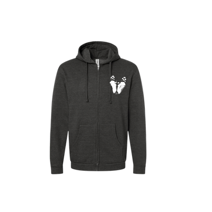 Tiki Feet Zip-Up Hoodie