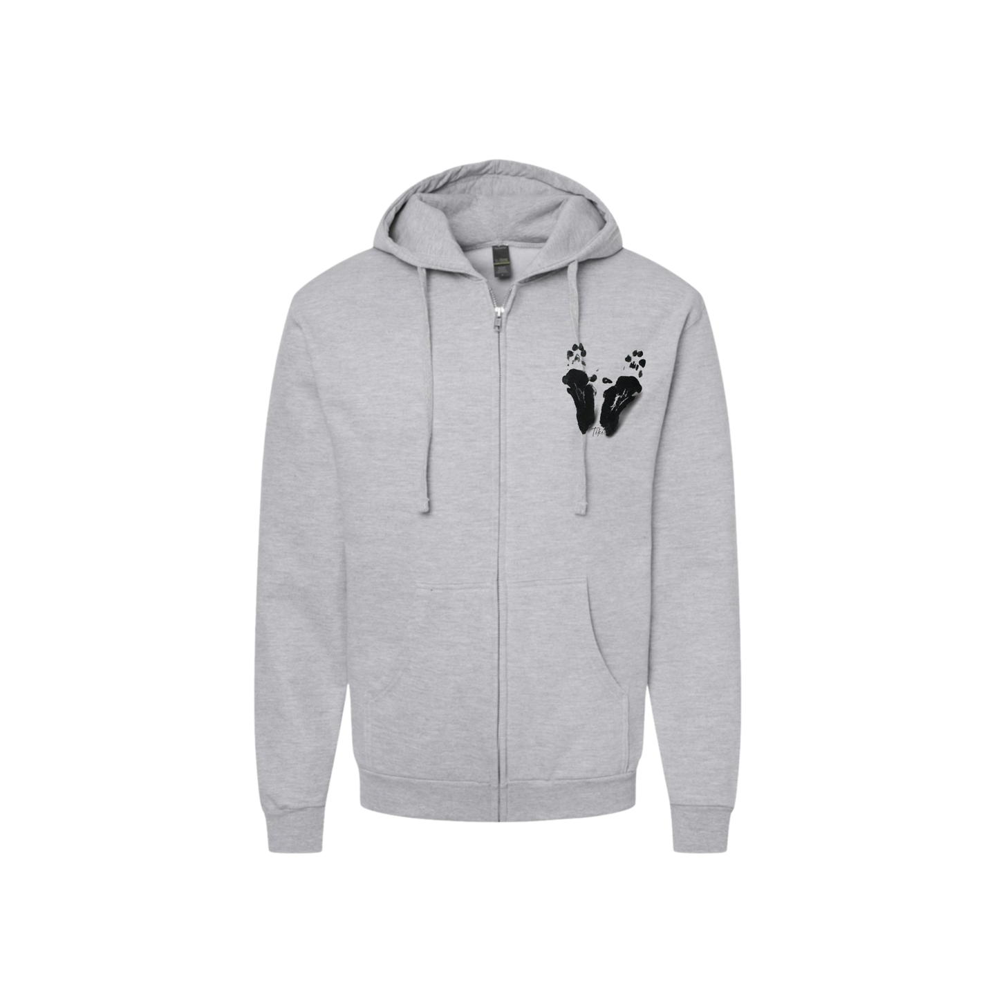 Tiki Feet Zip-Up Hoodie