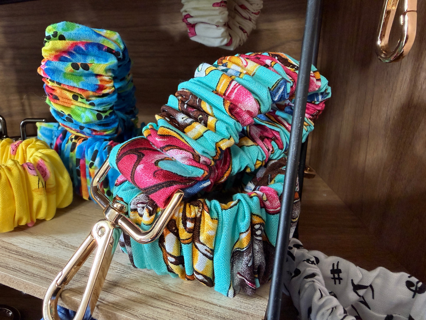 Scrunchie Wristlet Keychains
