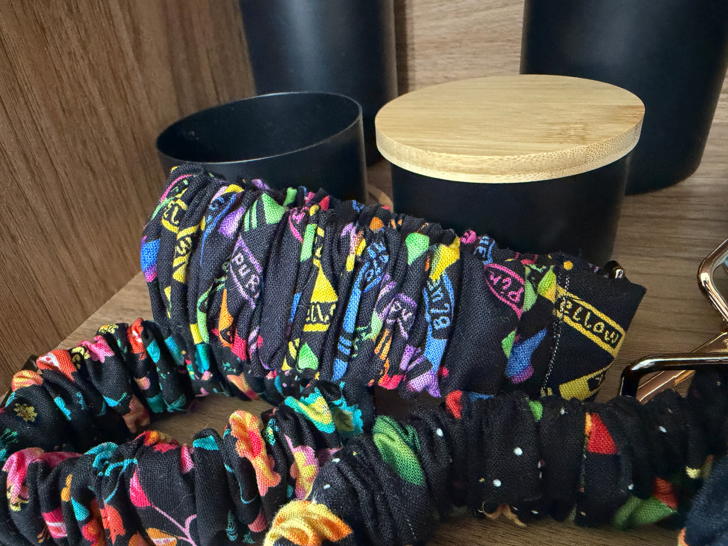 Scrunchie Wristlet Keychains