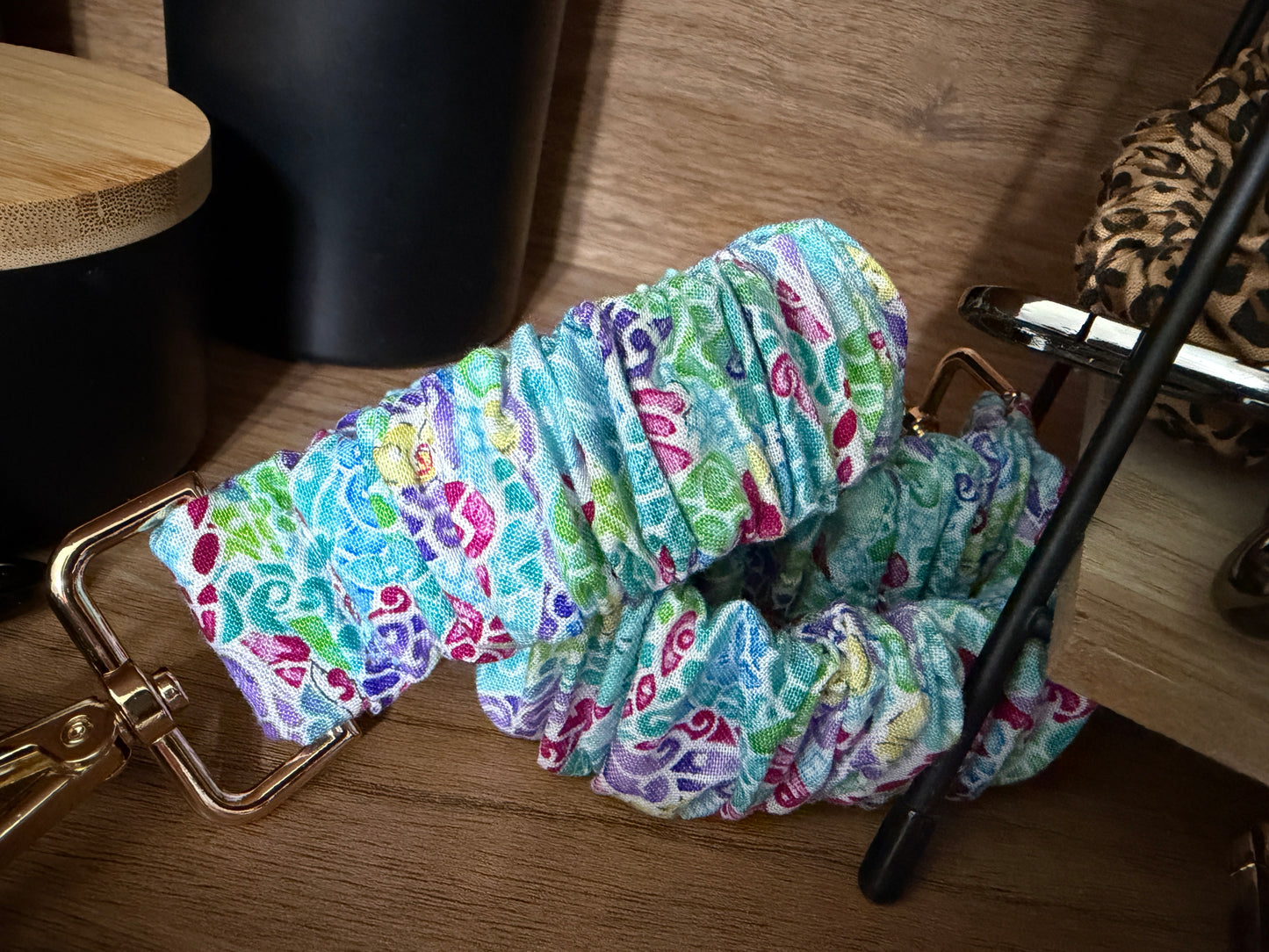 Scrunchie Wristlet Keychains