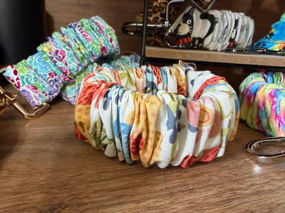 Scrunchie Wristlet Keychains