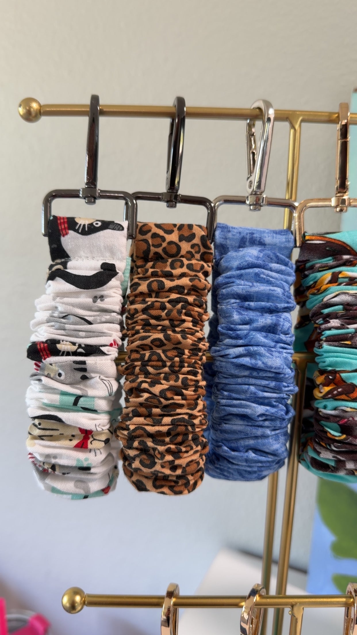 Scrunchie Wristlet Keychains