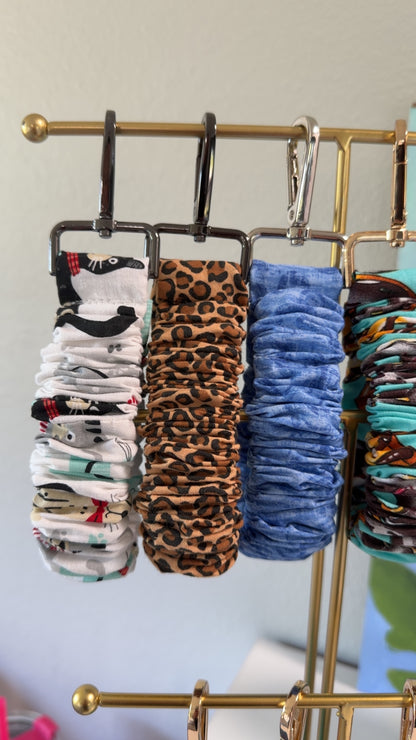 Scrunchie Wristlet Keychains