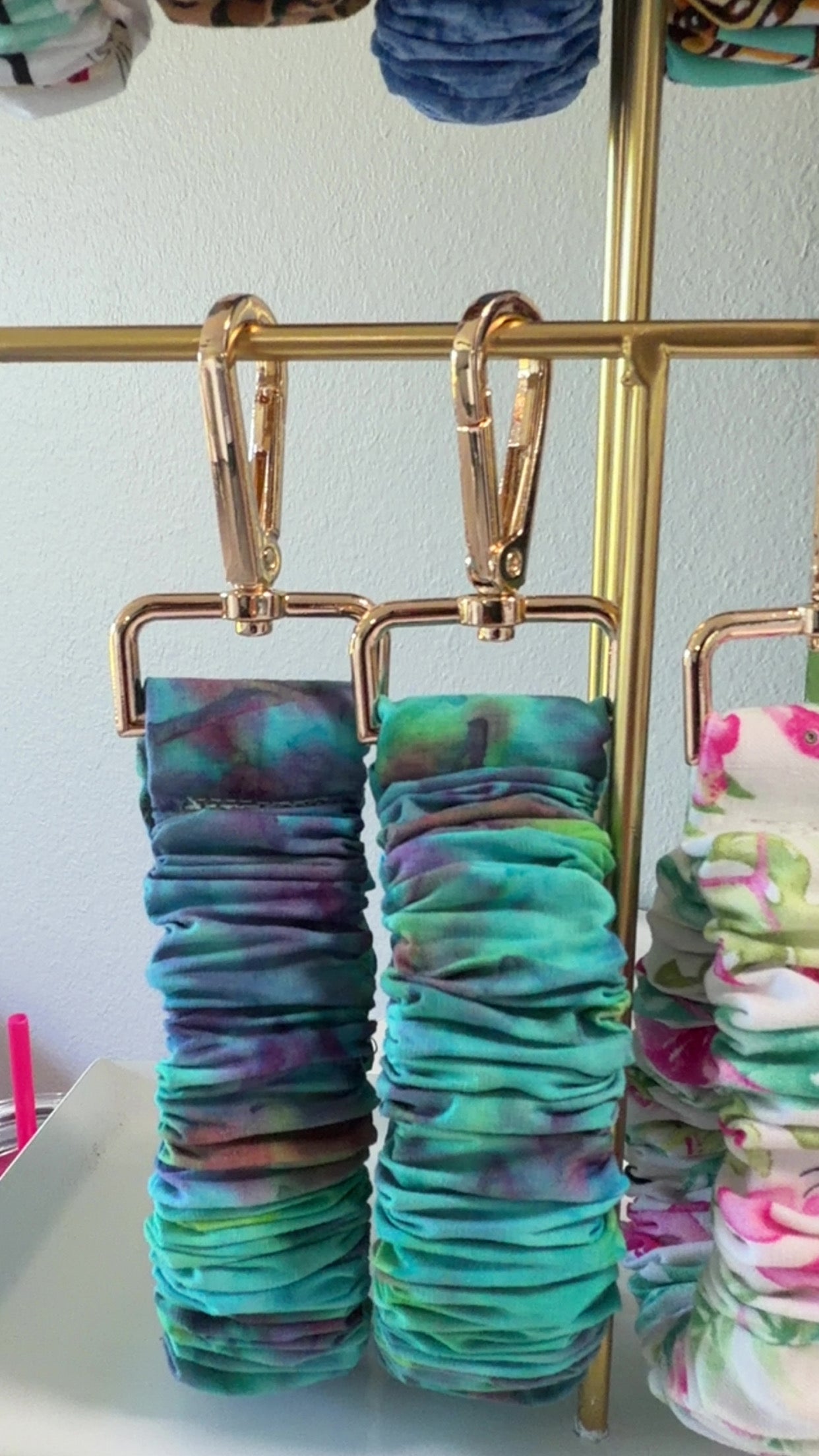 Scrunchie Wristlet Keychains