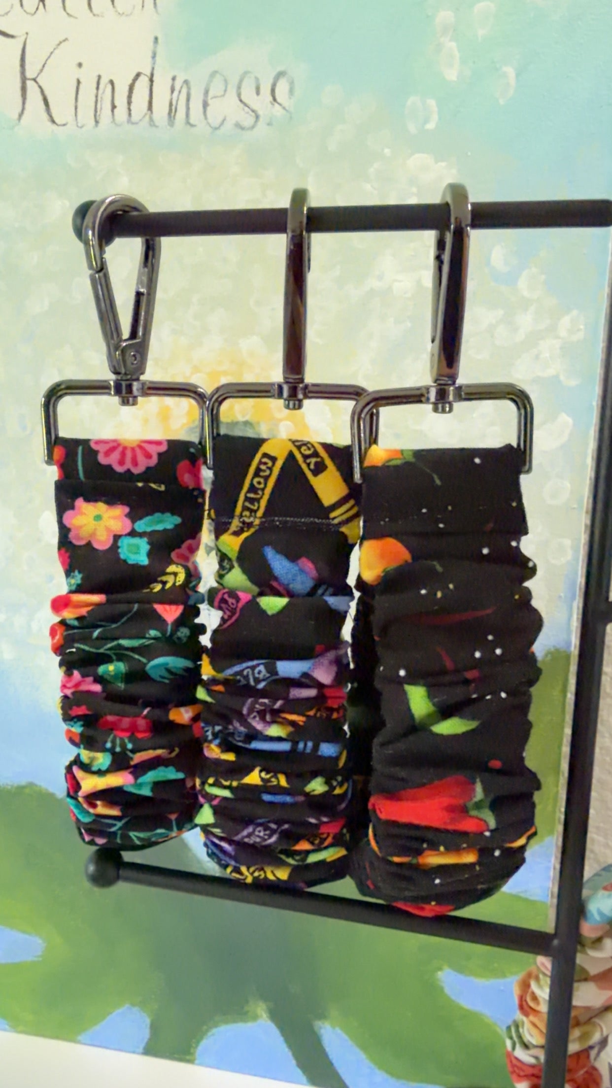 Scrunchie Wristlet Keychains