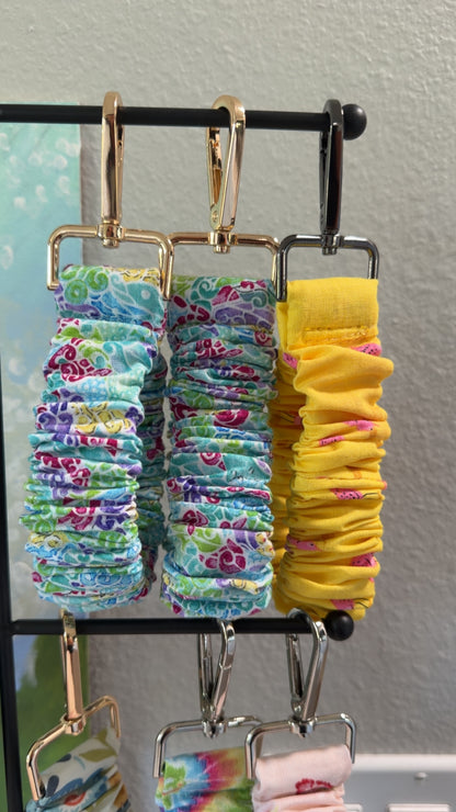 Scrunchie Wristlet Keychains