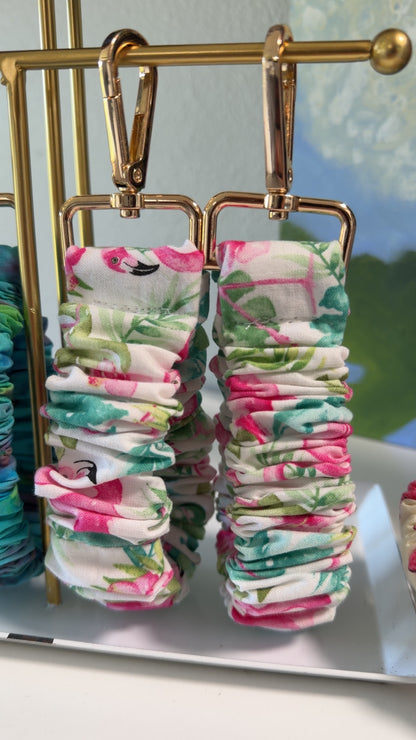 Scrunchie Wristlet Keychains