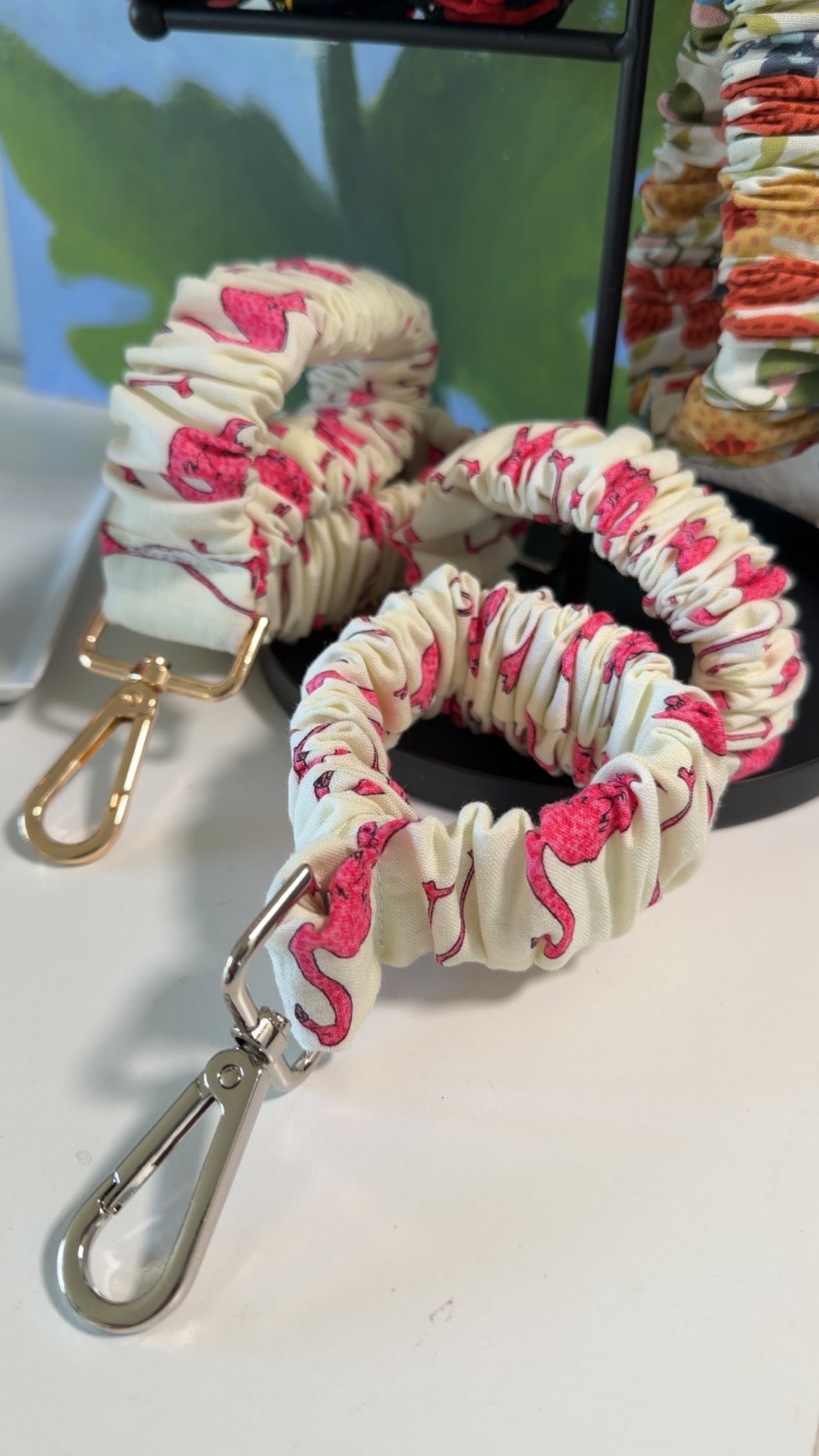 Scrunchie Wristlet Keychains
