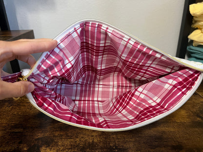 Butterfly Plaid Toiletry Pouch