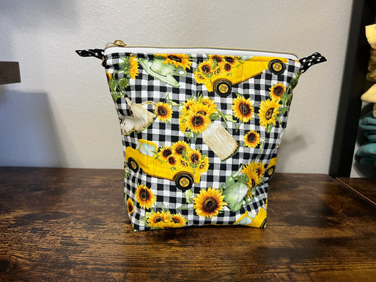Sunflowers & Old Trucks Toiletry Pouch