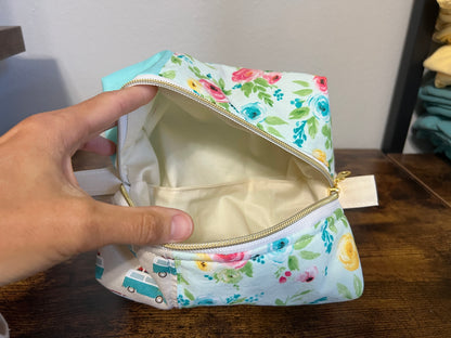 Flower Child VW Bus Toiletry Pouch