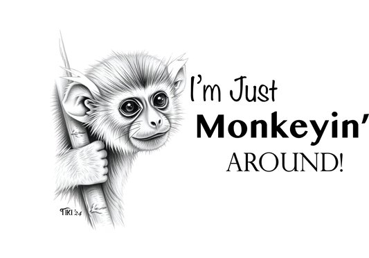 Monkeyin' Around Stickers