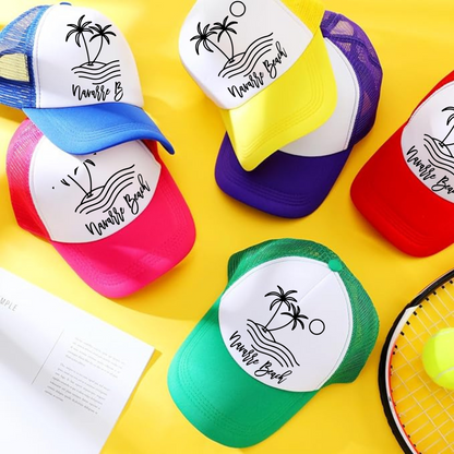 Navarre Beach Sunset Foam Trucker Hat