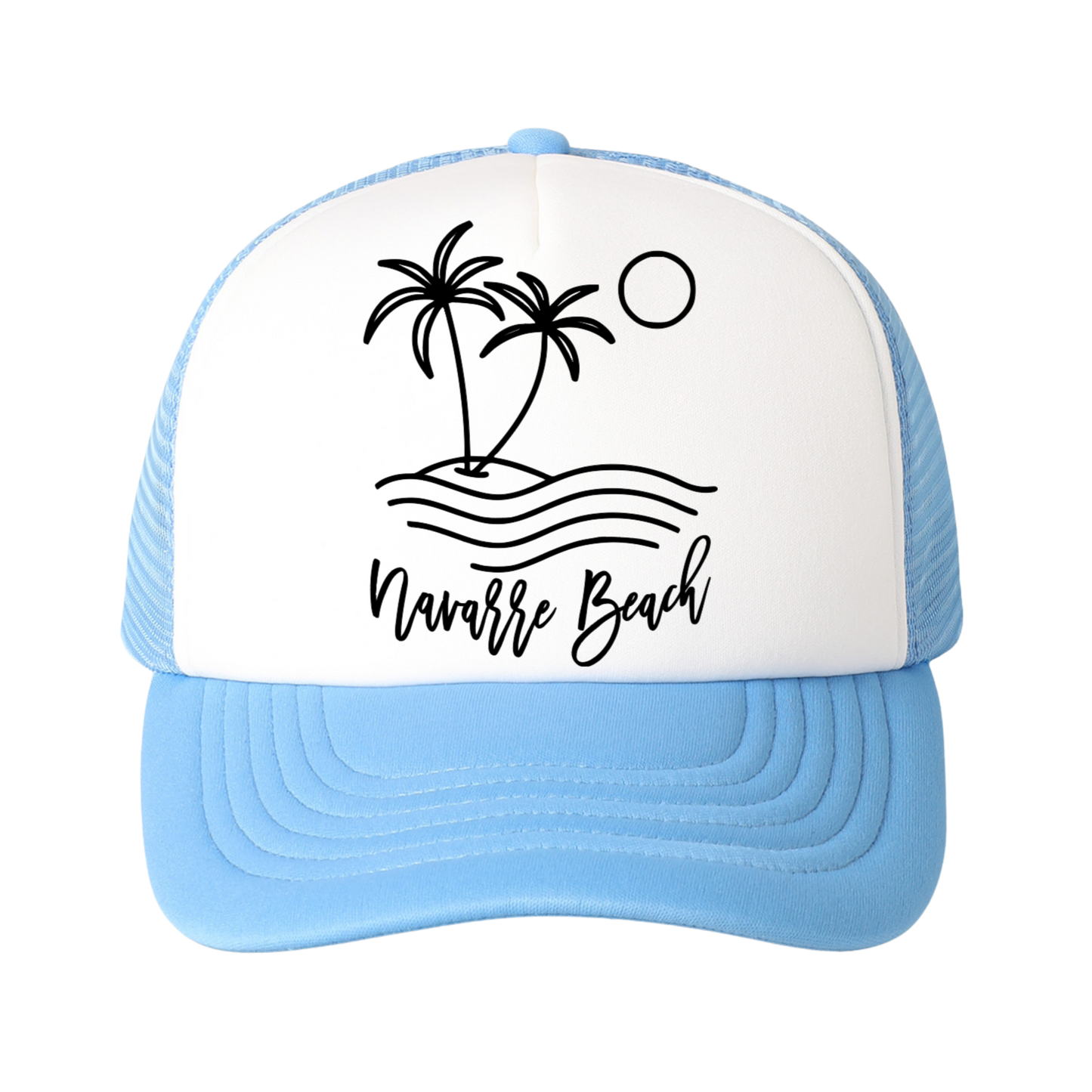 Navarre Beach Sunset Foam Trucker Hat