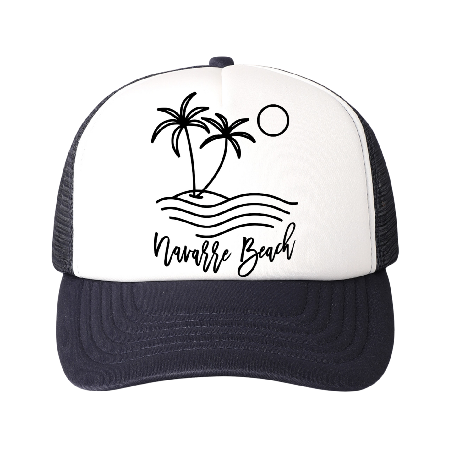 Navarre Beach Sunset Foam Trucker Hat