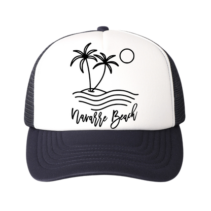 Navarre Beach Sunset Foam Trucker Hat
