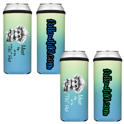 Meet Me at the Tiki Hut Koozie