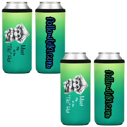 Meet Me at the Tiki Hut Koozie
