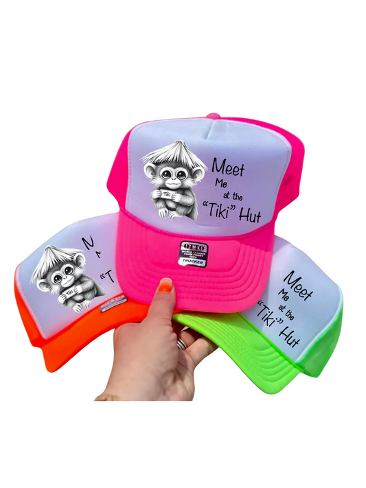 Tiki Hut Foam Tucker Hat