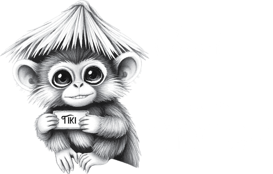 Tiki Hut Stickers