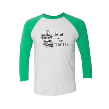 Tiki Hut Baseball Tee