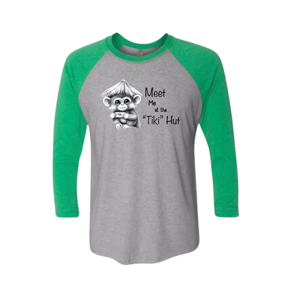 Tiki Hut Baseball Tee