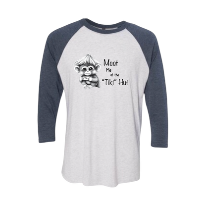 Tiki Hut Baseball Tee