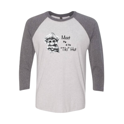 Tiki Hut Baseball Tee