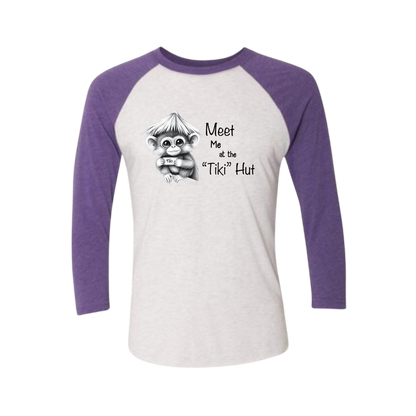Tiki Hut Baseball Tee