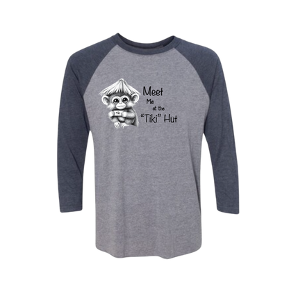 Tiki Hut Baseball Tee