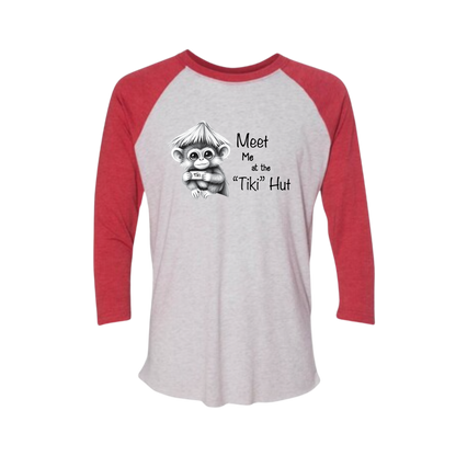 Tiki Hut Baseball Tee