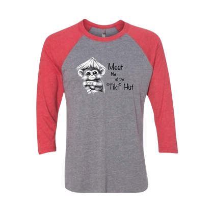 Tiki Hut Baseball Tee
